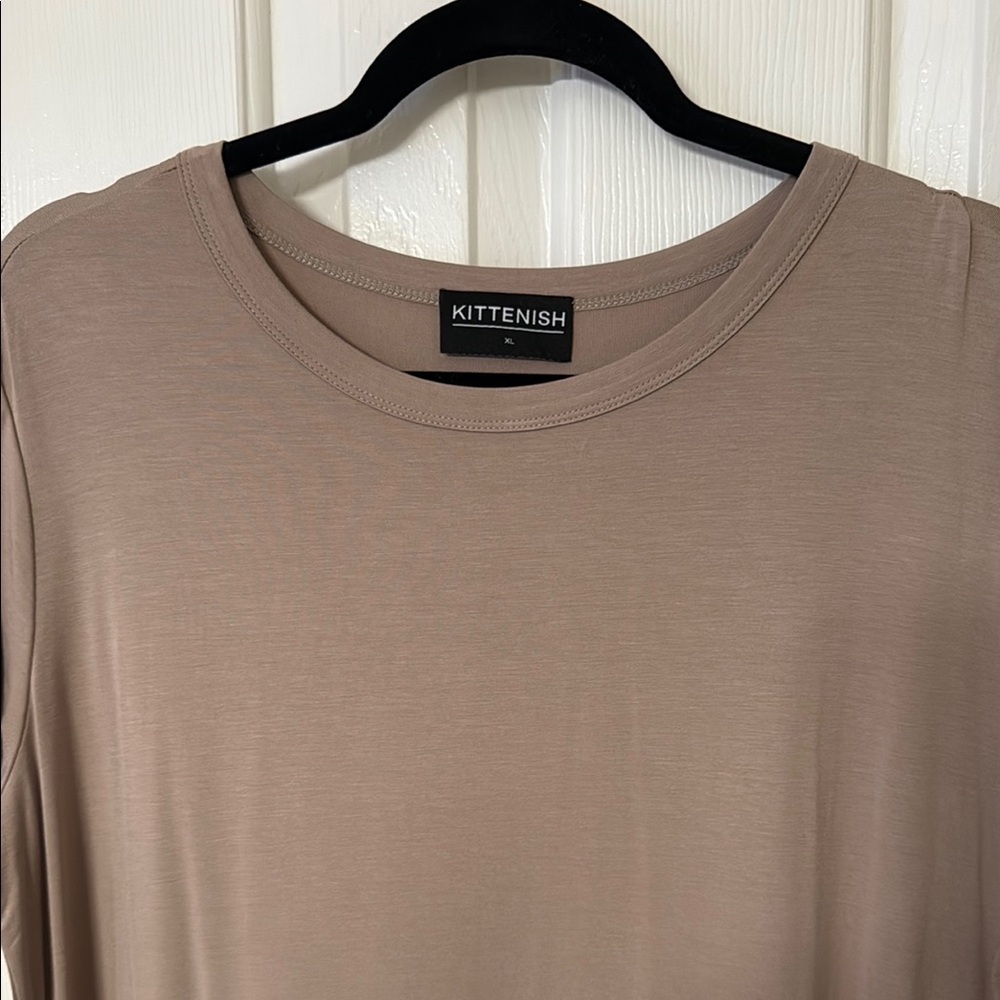 Kittenish Soft Taupe Dress